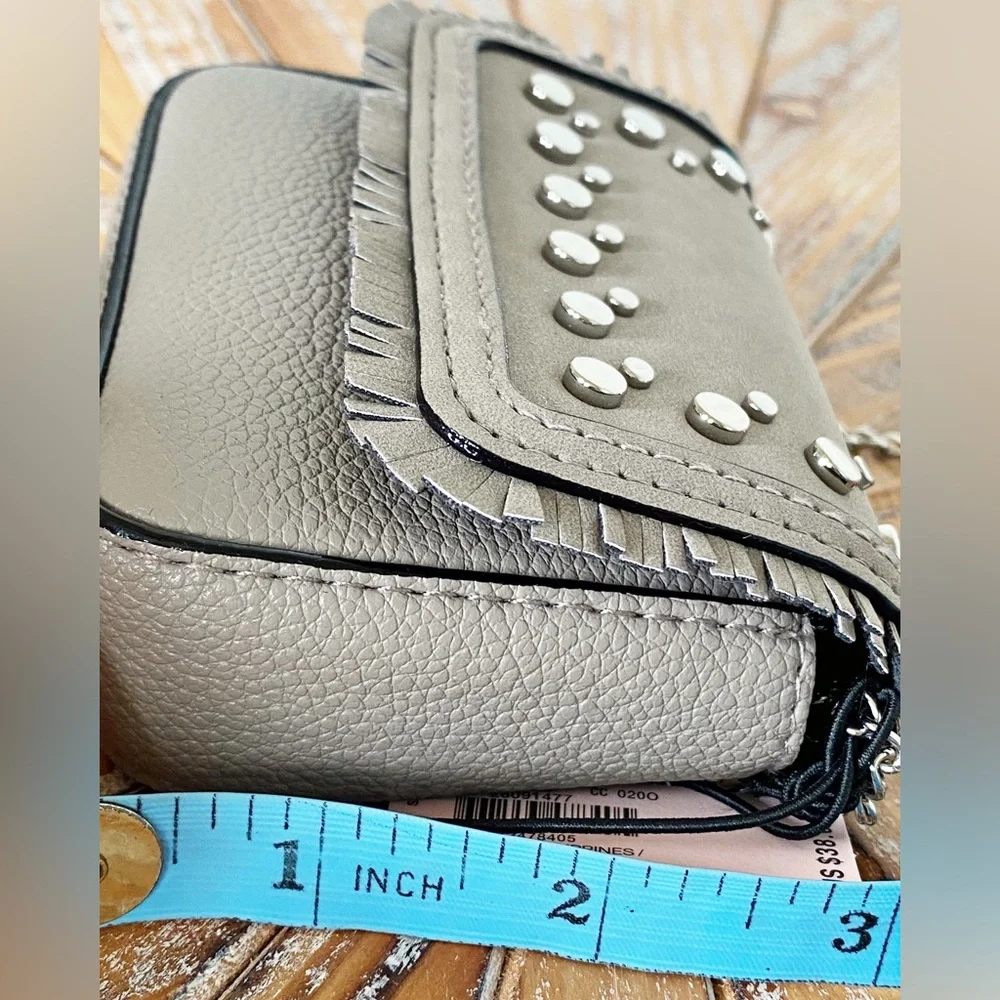 Last one! NWT Victoria’s Secret Gray Studded Micro Bag